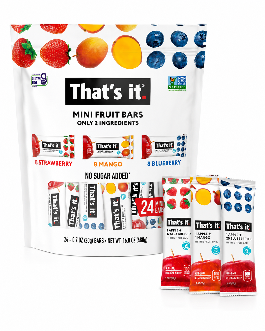 That’s It Mini Fruit Bars Variety Pack – 24 Count