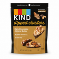 KIND Dipped Clusters Dark Chocolate Almond Butter – 4 oz (8 Pack)
